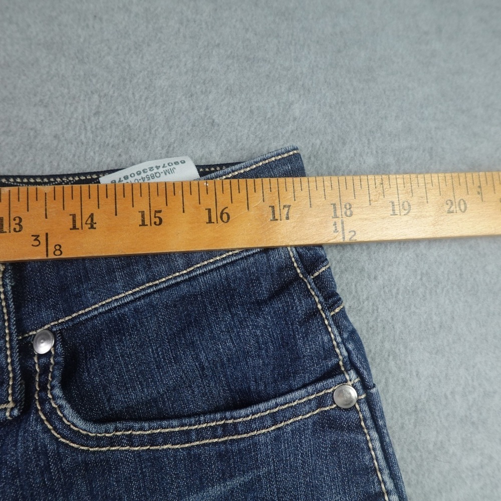 Wrangler Q-Baby Jeans Womens 13/14x34 Blue Bootcut Ultimate Riding Denim - Picture 8 of 13